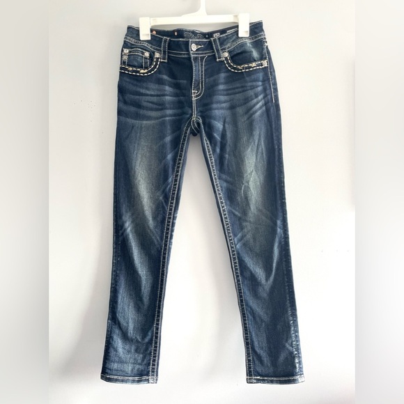 Miss Me Signature-Rise Skinny Blue Jeans - Picture 8 of 8